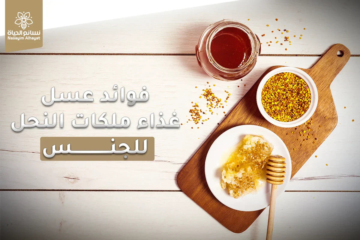 فوائد عسل غذاء ملكات النحل للجنس